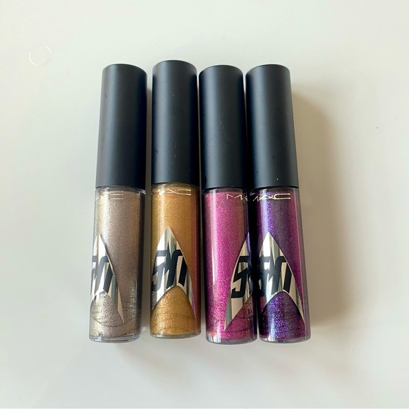 New MAC Star Trek Lip Glass Set of 4 - Picture 3 of 4